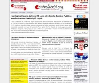Controlacrisi.org(Federazione della sinistra) Screenshot