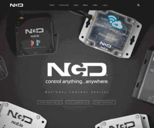 Controlanything.com(National Control Devices) Screenshot