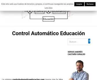 Controlautomaticoeducacion.com(▷ Control Automático Educación) Screenshot