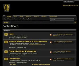 Controlbooth.com(News) Screenshot