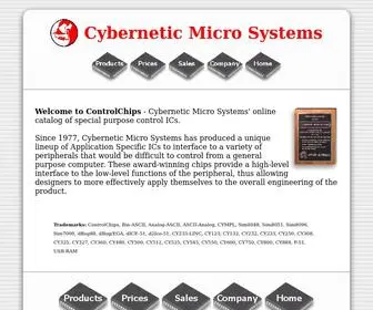 Controlchips.com(Cybernetic Micro Systems) Screenshot