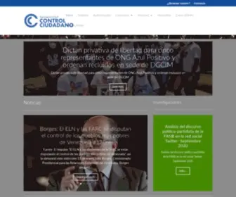 Controlciudadano.org(Control Ciudadano) Screenshot