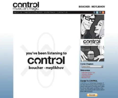 Controlcomic.com(By Kristin Boucher and Matthew Meylikhov) Screenshot
