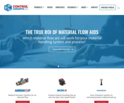 Controlconceptsusa.com(Control Concepts USA) Screenshot