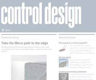 Controldesign.com(Control Design) Screenshot