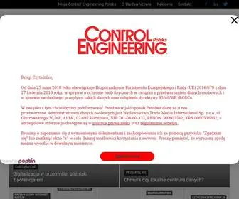 Controlengineering.pl(Misją magazynu Control Engineering Polska) Screenshot