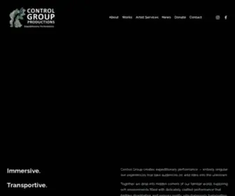 Controlgroupproductions.org(Control Group Productions) Screenshot