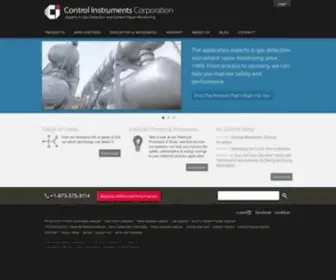 Controlinstruments.com(Control Instruments Corporation) Screenshot