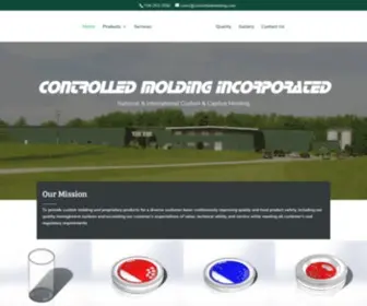 Controlledmolding.com(Controlled Molding Incorporated) Screenshot