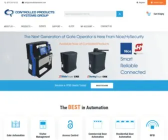 Controlledproducts.com(Controlled Products Systems Group) Screenshot