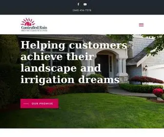 Controlledrain.com(Landscape and Irrigation Services) Screenshot