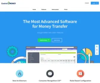 Controlmoney.net(Money transfer software) Screenshot