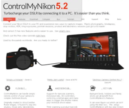 Controlmynikon.com(Controlmynikon) Screenshot