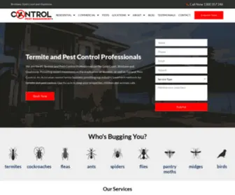 Controlpestmanagement.com.au(Termite and Pest Control Professionals) Screenshot