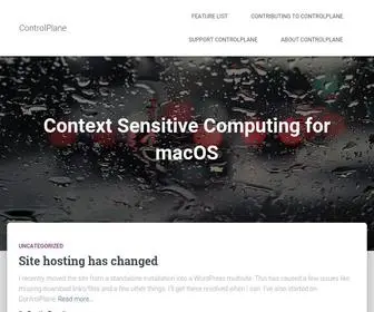 Controlplaneapp.com(Context Sensitive Computing for macOS) Screenshot