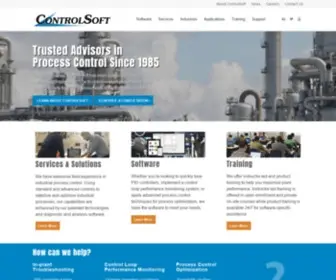 Controlsoftinc.com(Process Control Services & Solutions Since 1985) Screenshot