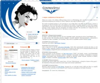 Controlstyle.com(Development of web) Screenshot