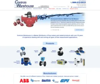 Controlswarehouse.net(Master Distributor of Flowmeters) Screenshot