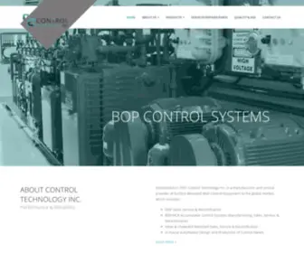 Controltechnology.ca(Control Technology Inc) Screenshot