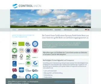 Controlunion-Germany.com(Germany) Screenshot