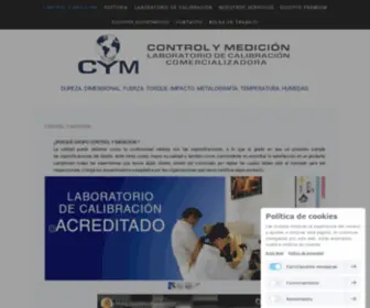 Controlymedicion.com.mx(Control y Medición) Screenshot