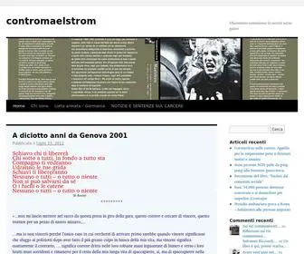 Contromaelstrom.com(Chiamiamo comunismo la società senza galere) Screenshot