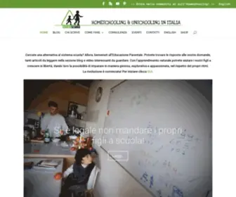 Controscuola.it(Homeschooling e Unschooling in Italia) Screenshot