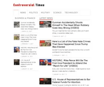 Controversialtimes.com(Controversial Times) Screenshot