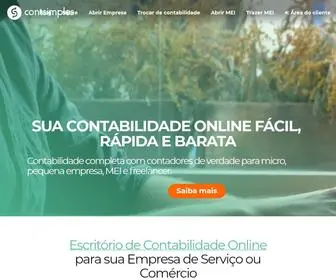 Contsimples.com.br(Contabilidade Online) Screenshot