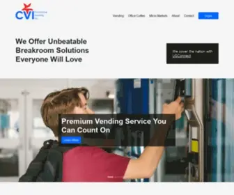 Contvend.com(Continental Vending) Screenshot