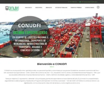 Conudfi.org.pe(BIENVENIDO) Screenshot