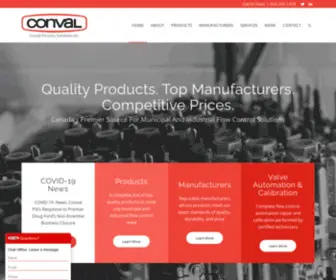 Convalpsi.com(Conval Process Solutions Inc) Screenshot