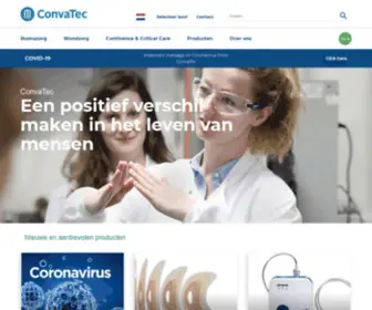 Convatec.nl(ConvaTec NL) Screenshot