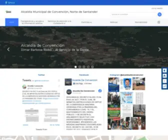 Convencion-Nortedesantander.gov.co(Alcaldía) Screenshot