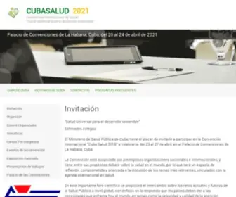 Convencionsaludcuba.com(Las políticas económicas) Screenshot