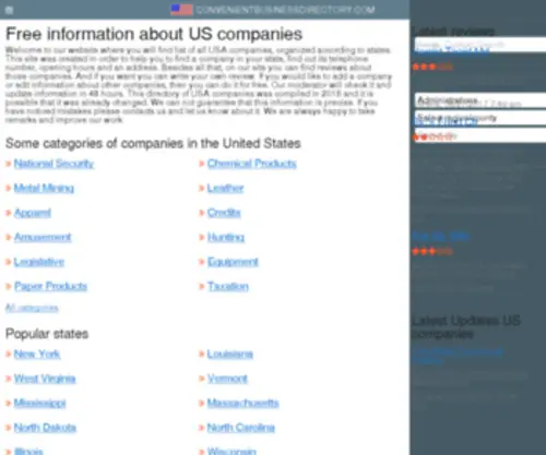 Convenientbusinessdirectory.com(Convenientbusinessdirectory) Screenshot