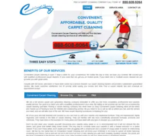 Convenientcarpetcleaning.com(Find Carpet Cleaner Companies Today) Screenshot