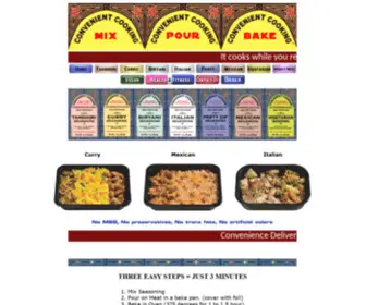 Convenientcooking.com(Gourmet Indian curry biryani tandoori cooking sauces) Screenshot