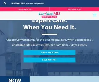 Convenientmd.com(ConvenientMD Urgent Care & Walk In Clinics in NH) Screenshot