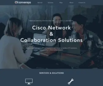 Convensys.com.au(Cisco Network & Collaboration Solutions) Screenshot