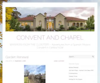 Conventandchapel.com(WHISPERS FROM THE CLOISTERS) Screenshot