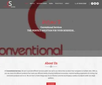Conventionalservices.com(Conventional Services) Screenshot