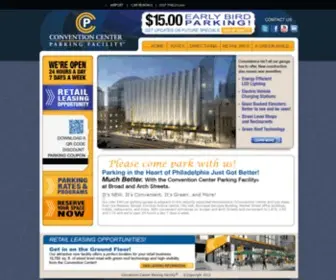 Conventioncenterparking.com(Philadelphia Convention Center Parking) Screenshot