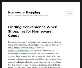 Conventionoftheleft.org(Finding Convenience When Shopping for Homeware Goods) Screenshot