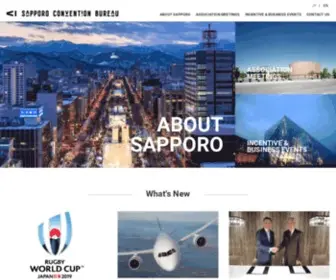 Conventionsapporo.jp(Sapporo Convention Bureau) Screenshot