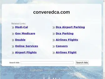 Converedca.com(California Health Insurance) Screenshot