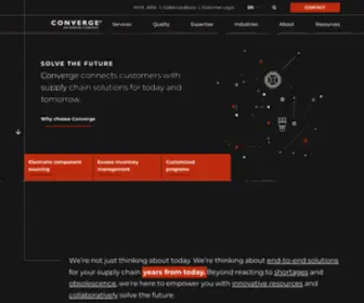 Converge.com(Electronic Supply Chain Solutions) Screenshot