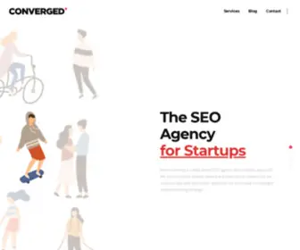 Converged.agency(The SEO Agency for Startups) Screenshot