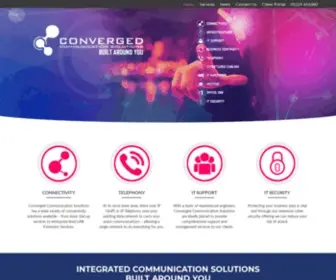 Converged.co.uk(Converged Communication Solutions Limited) Screenshot