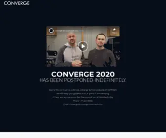 Convergemovement.com(Join the Movement) Screenshot